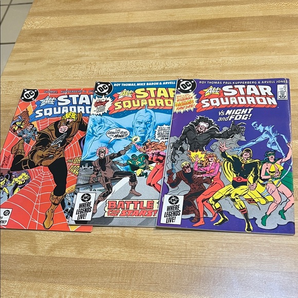 DC Comics Other - #0915+ All-Star Squadron Comic Book 3 Set